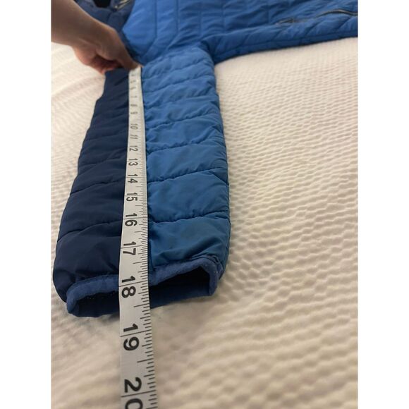 Columbia Kids Youth Boys Insulated Powder Lite Hooded Jacket Blue Size S(8) - Picture 5 of 10